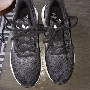 Adidas Black and White Sneakers